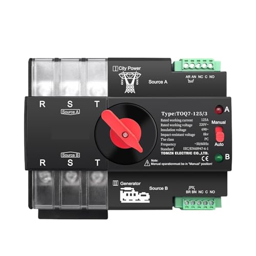Commutateur électrique triphasé 100A pour éviter les coupures de courant - 2