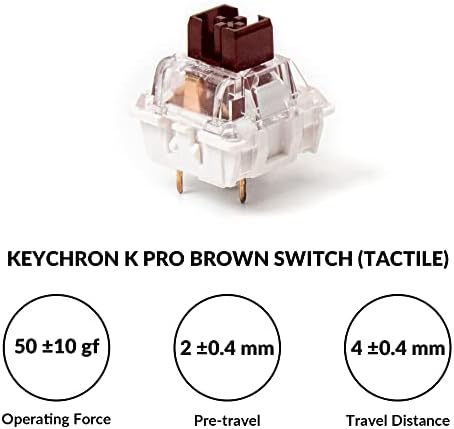 Keychron V6 Wired Custom Mechanical Keyboard Knob Version, Full-size QMK/VIA Programmable Macro with Hot-swappable Keychron K Pro Brown Switch Compatible with Mac Windows Linux Black (Non-Transparent) — view 6