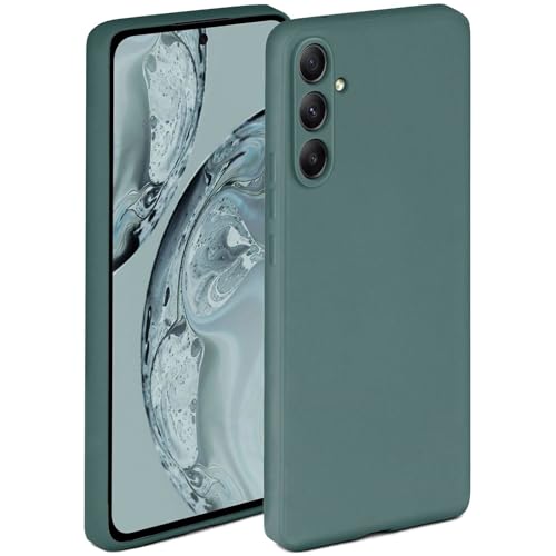 ONEFLOW Soft Case für Samsung Galaxy A54 5G Hülle aus Silikon mit Kameraschutz, Silikonhülle mit erhöhtem Schutz fürs Display, Backcover Schutzhülle, weiche Handyhülle, Petrol