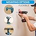 5PCS Tool Wall Mount Brackets for 18V Cordless Drills Space Efficient Storage Solution ABS Materials Quick Setups Design Portable ABS Tool Holders Brackets