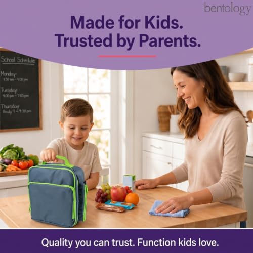 Bentology Kids Insulated Lunch Box for School with Reinforced Support Frame by Bentology - Used condition - Image 4