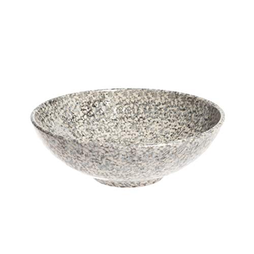 Bowl Fuente 28 cm Natural Granite. Centro de Mesa, Frutero. Pintado a Mano en España. Piezas de cerámica grandes de servicio ensalada y pasta. Accesorios de Mesa. Home decor Cover
