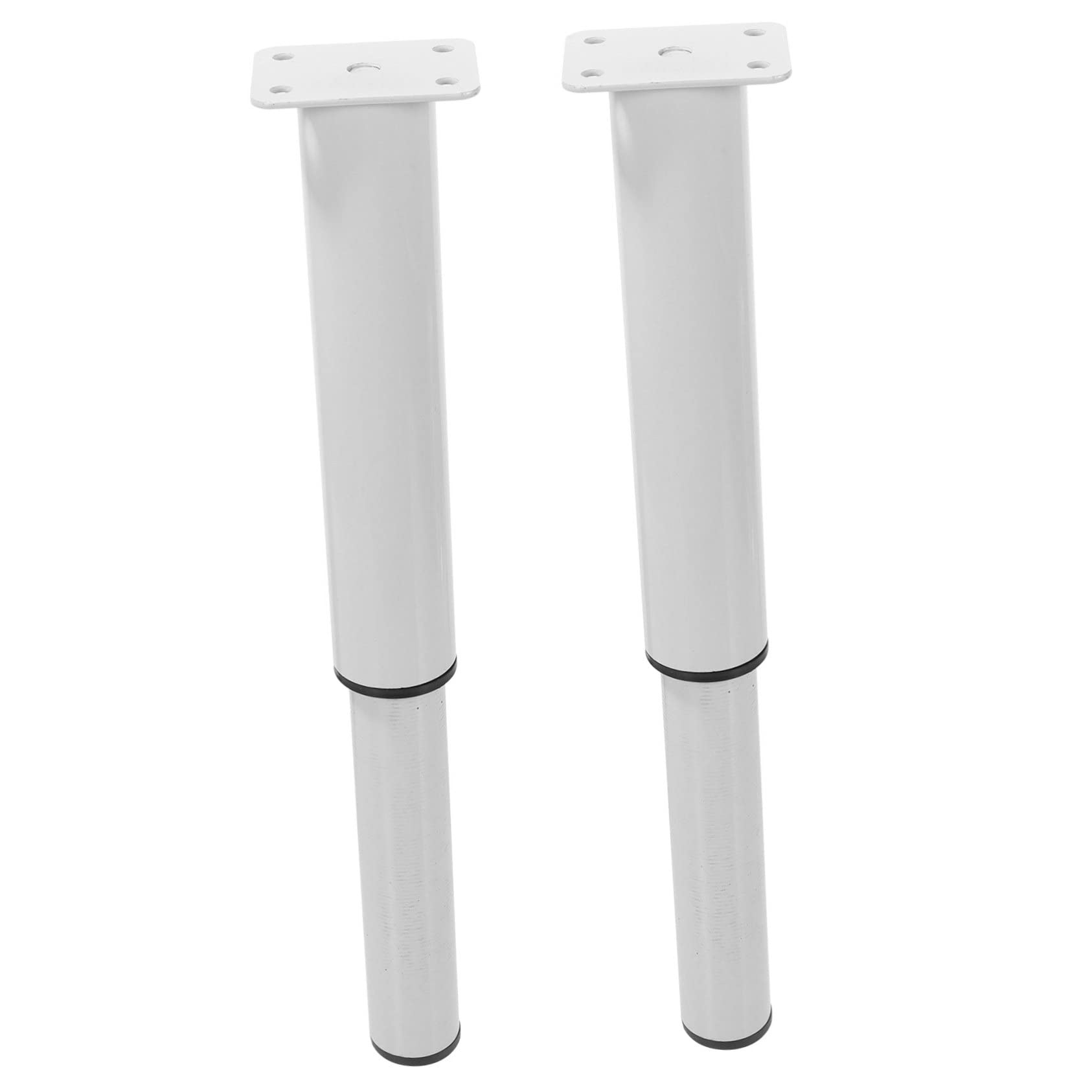 Table pliante blanche réglable en hauteur pour meuble de support basse et commode