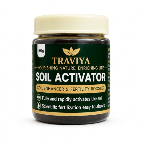 Image of Traviya Soil Activator, Soil Enhancer & Fertility Booster, Promotes Water Movement, 50g
