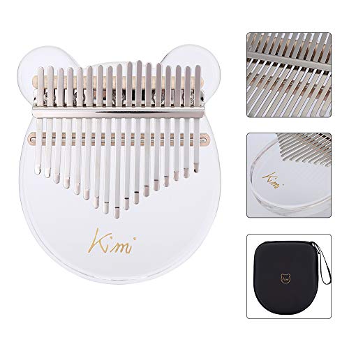 BEESCLOVER Kalimba 17 touches acrylique pouce piano 17 touches avec boîte à musique portable, instructions, autocollants… - Les Beatles, Paul McCartney, John Lennon, RIngo Starr, George Harrison BEESCLOVER Kalimba 17 touches acrylique pouce piano 17 touches avec boîte à musique portable, instructions, autocollants… – Image 3