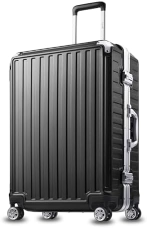 LUGGEX 26 Inch Luggage with Aluminum Frame, 72L