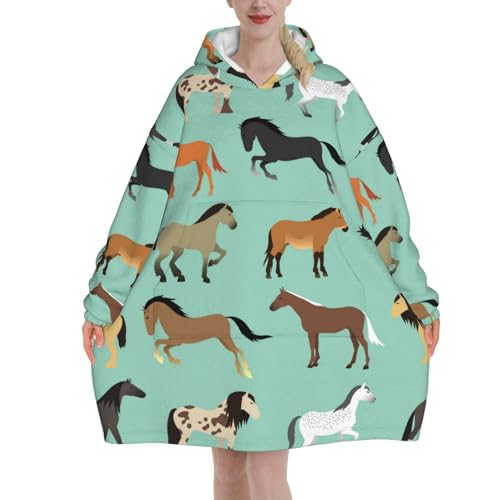 Sweat à capuche couverture chevaux pour rester au chaud tout en gardant les mains libres