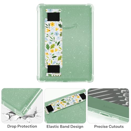 Image of CoBak Case for 6 inch E-Reader Cases (2024 & 2022, 11th Gen) - Ultra-Slim Soft TPU Transparent Cover,Cauliflower