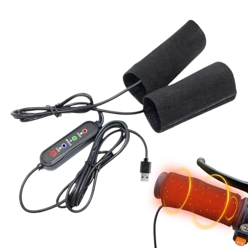 Poignées chauffantes moto USB route et scooter avec système chauffage rapide