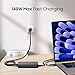 CASIMY 140W USB C GaN III Charger PD3.1 28V5A Power Adapter for HP OMEN Transcend Laptop HP Spectre x360, Msi Summit E16 AI Studio Msi Prestige 14 16, eero PoE Gateway, MacBook Pro 16 15 14 M1 M2 M3