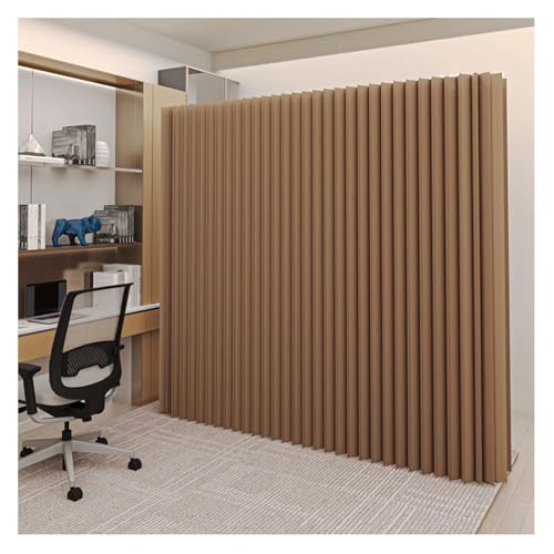 JCWGLY Biombos Biombo Portátil Marrón, Pantalla De Privacidad Temporal Plegable para Oficina, Eventos, Hogar, Estudio, Separación De Espacios(300x200cm/9.84x6.56ft)