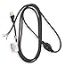 Power Cord, 5-15P, SJT, 8 ft, Blk, 10A, 14/3