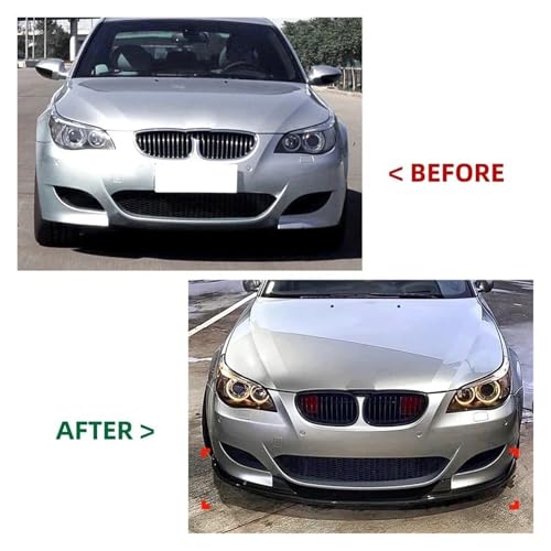 Diffuseur Avant BMW E60 E61 M5 2005-2010 Accessoire Modification Spoiler Pare-Chocs Extérieur - 6