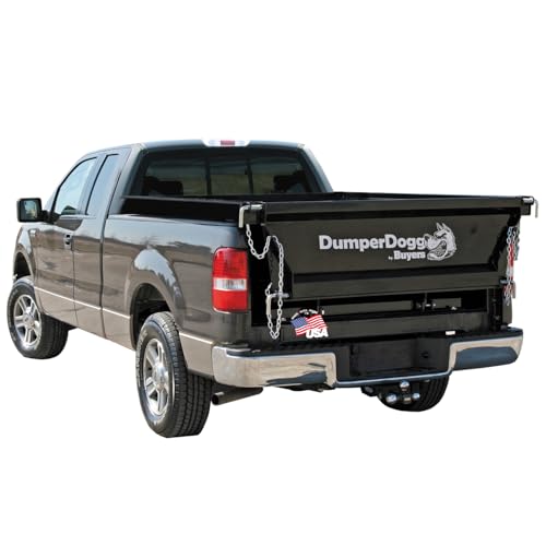 Image of Buyers Products DumperDogg 5531006 6 Foot Steel Dump Body Insert, Corrosion Resistant Black Powdercoat, Truck Dump Body Insert With Indicator Kit For 3 /4 Ton or Higher Pickup Truck