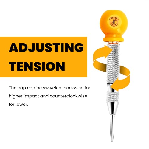 Mulwark 5 Automatic Center Punch Set - Spring Loaded Center Punch for Metal - image 3