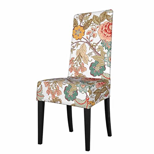 Numland Fantasy Flower Chair Cover For Kitchen Elegant Blossom 100% Polyester,Hotel,Restaurant,Ceremony,Banquet Universal Size（1Pc） #TOP10