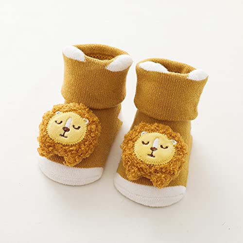 Baby Winter Socks Warm Winter Baby Socks Cartoon Coral Velvet Warm Socks Cute Plush Ear Kids High Socks3