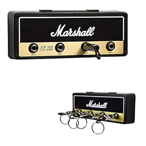 Marshall sleutelhouder, Marshall sleutelbord, wandmontage JCM800 gitaar sleutelhanger haak wandhouder met 4…