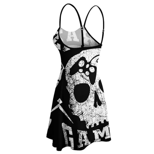 Robe courte de plage à bretelles pour éviter la chaleur