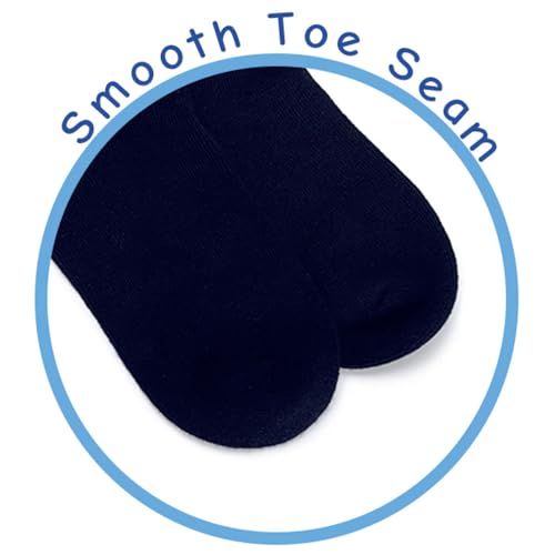 Jefferies Socks Boy's Seamless Cushion Sport Quarter Ankle Socks 6 Pair Pack3