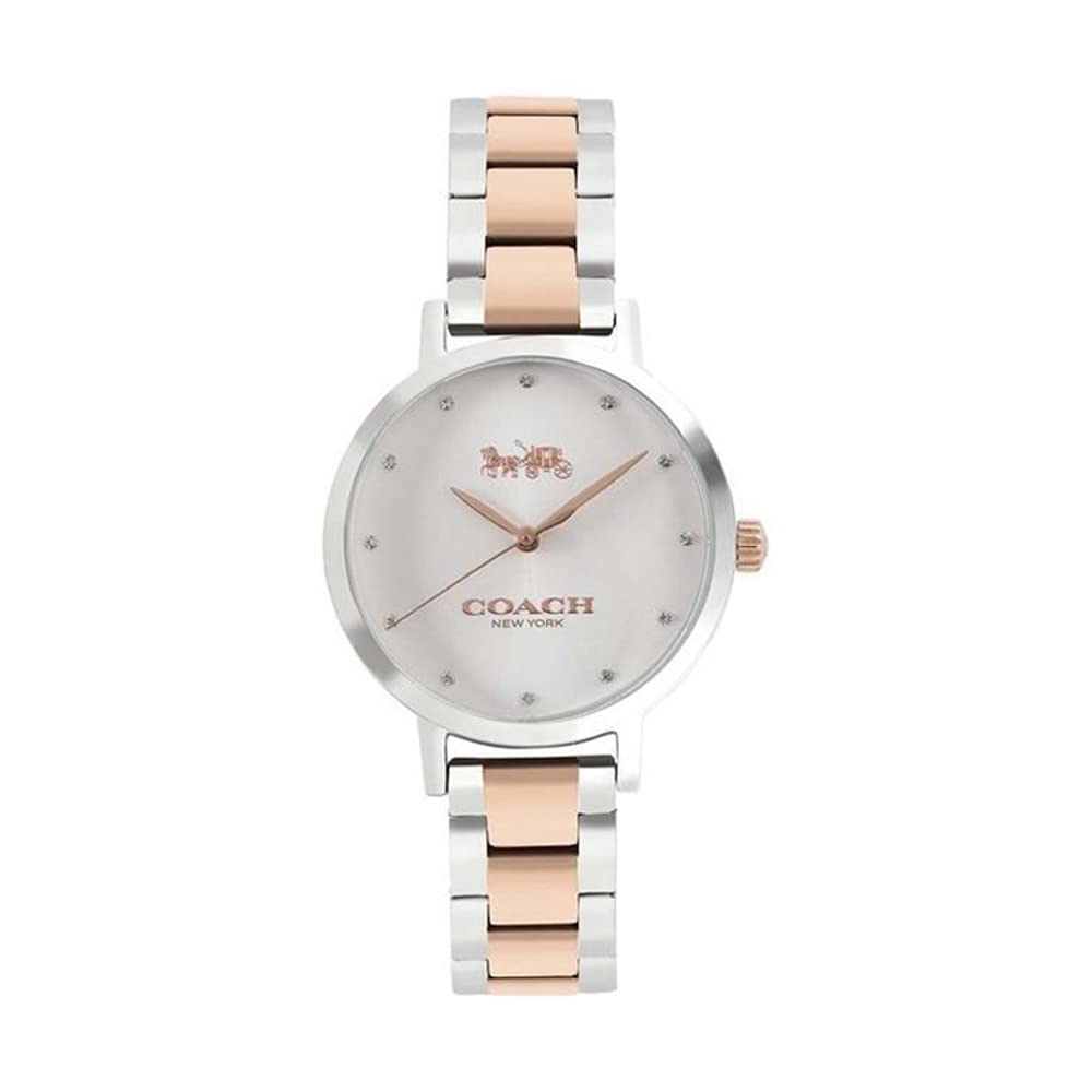 Coach Quartz Analog Silver Dial Stainless Steel Strap Watch for Women-NECO14502930W (B093QBZ7FL) Amazon Price History, Amazon Price Tracker