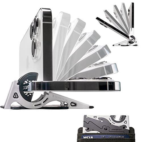 Pocket Tripod Pro by Geometrical - Portable Phone Tripod for iPhone & Android - Adjustable Angle Cell Phone Stand - Cute Foldable Mobile Phone Holder for Travel, Selfies,Videos -Universal Kit(Panda)