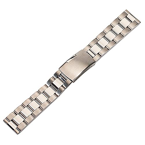 Bracelet montre respirant acier maillons solides EKSED 28mm couleur argent anti-transpiration
