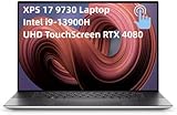 NewDell XPS 17 9730 Laptop 17 inch UHD 4K Display Touchscreen_Intel i9-13900H 64GB RAM 2TB SSD GeForce RTX 4080 12 GB GDDR6 Webcam Backlit Fingerprint WiFi 6 Thunderbolt 4 Windows 11Pro 1-week Support