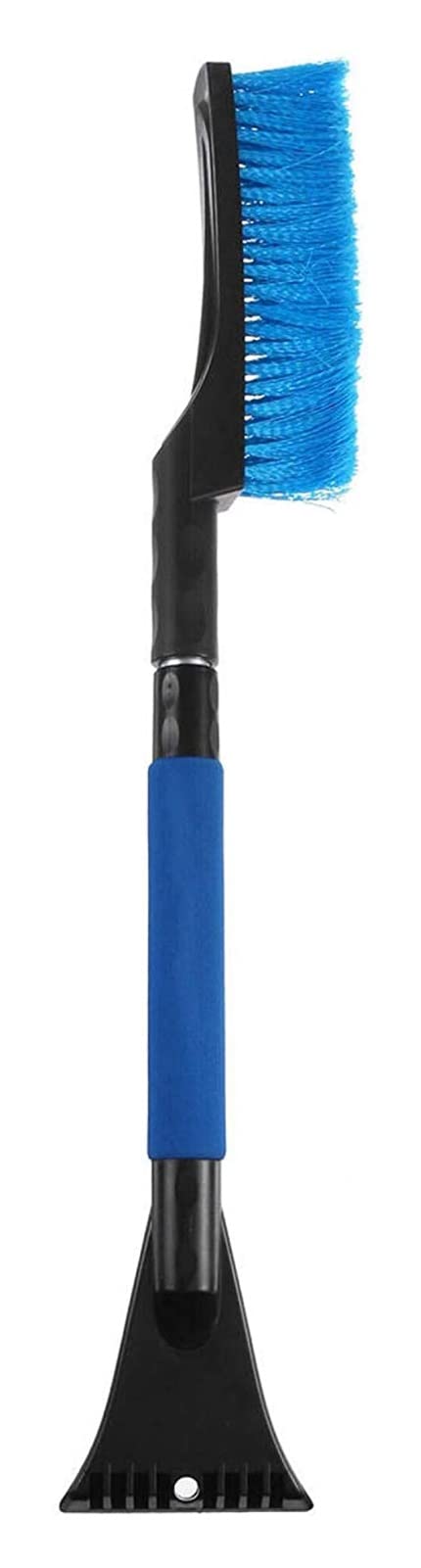 XMING Cepillo de Nieve 2 EN 1 Raspador de Hielo retráctil con Cepillo de Limpieza Pincel de Parabrisas Remoción de Nieve Frost Telescoping Home Snow Remowing Herramientas