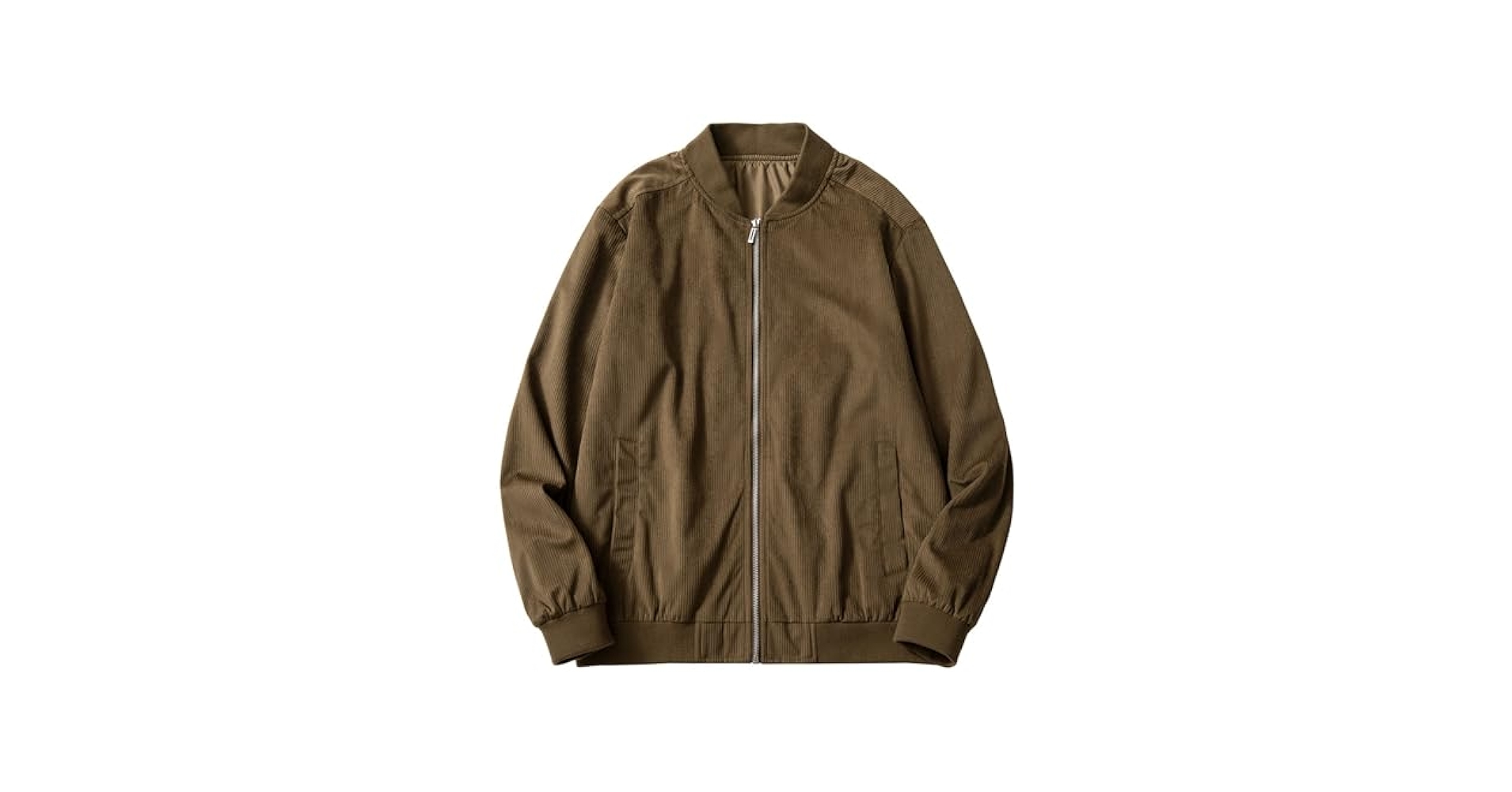 JEsilunmaMY Men's Casual Loose Corduroy Jacket Lightweight