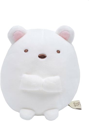 San-X - Peluche original Sumikkogurashi Series (Shirokuma de 4 pulgadas)