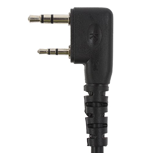 Kenmax® Military Police Equipment Throat Mic Air Tube Ptt Headset For Walkie Talkie Two Way Radio Baofeng Bf-F8Hp Gt-3 Bf-F9V2+ Uv-6R Uv-5X Gt-1 Wouxun Kg-Uv8D Kg-Uv6D Kg-Uv899 #TOP3