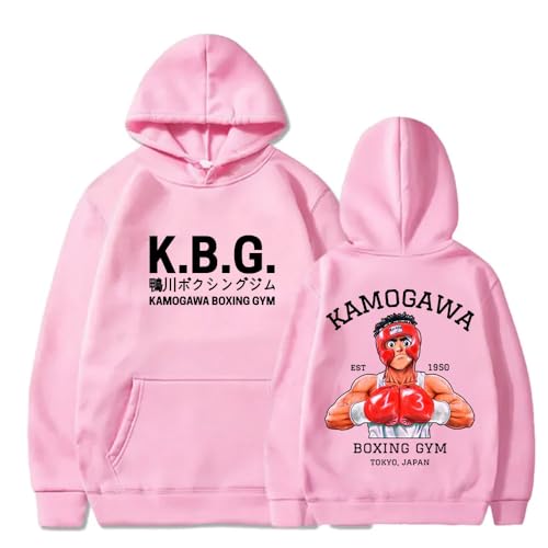 Ippo Makunouchi Hoodies Hajime No Ippo Kamogawa Boxing Gym Merch Unisex Fashion Long Sleeve Sweatshirts Pullovers