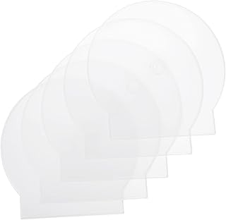 Homoyoyo 60 Pçs Caixa De CD Caixa De CD Transparente Caixa De Armazenamento De Dvd Caixa De Armazenamento De Plástico Caixa De Disco Transparente Ingle Caixa De Discos De Plástico Caixa De