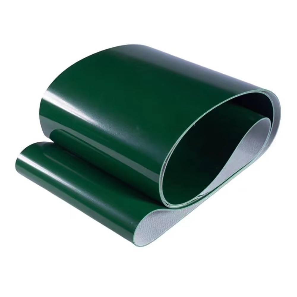 Bande transporteuse en PVC, 3mm d'épaisseur, courroie de Transmission industrielle verte, périmètre 600-1050mm, 1 pièce(1050mm Width 20mm)