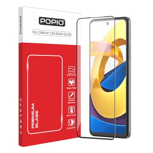 Image of POPIO Military-Grade Gorilla Tempered Glass for Redmi Note 11T 5G / Xiaomi Poco M4 Pro 5G | 9H Hardness, Edge-to-Edge, Bubble-Free