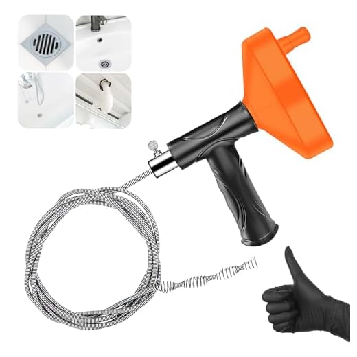How to unclog a pressure washer pump 33 Feet Drain Snake Auger Tool