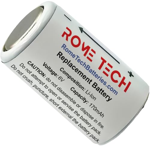 Batería de reemplazo Rome Tech para collares Pet Stop 6V 170mAh miniatura 1