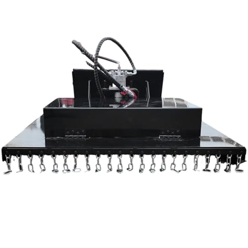 Professional Mini Skid Steer Flail Mower Heavy Duty Precision Welding 44-Inch Width Hydraulic Cutting System for Complex Terrain 20mm Minimum Height