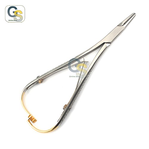 G.S MATHIEUS Needle Holder TC TIP 14CM Pliers FORCEP Dental Orthodontics Instruments Best Quality