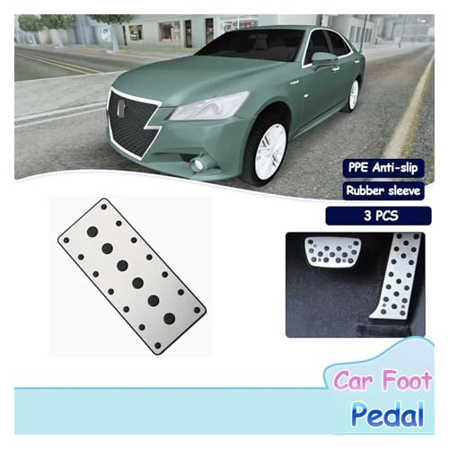 Pedały hamulca samochodowego do Toyota do Crown S210 2012~2018, pedały stopki hamulca samochodowego, bez nakładki na wiertło, osłona przyspieszenia, podkładka stopowa, akcesoria, gazu do