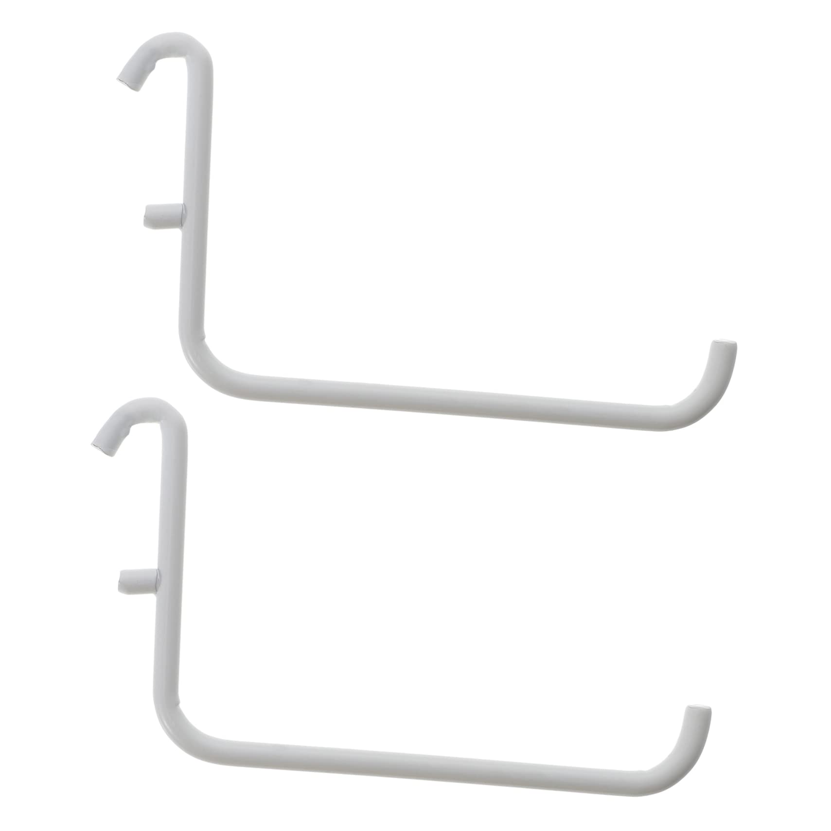 LIFKOME 2Pcs Pegboard Hanger Hooks for Tool Storage Sturdy Pegboard Organizer for Garage Workshop and Craft Easy to Install Space Saving Design