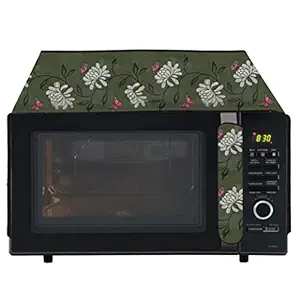 Star Weaves Microwave Oven Top Cover for IFB 25 L Convection Model (25SC4, Metallic Silver) - Oven Top Cover with 4 Utility Pockets and 1 Oven Handle Cover KUM85