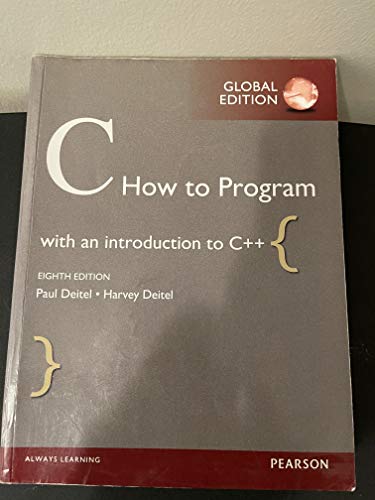 C How to Program, Global Edition view 2