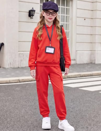 Image of Arshiner 2 Pieces Girls Outfits Fall Sweatsuits Sweatshirts and Sweatpants