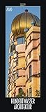  Hundertwasser Architektur 2022: Schmaler Wandkalender. Foto-Kunstkalender. PhotoArt Vertikal. 28,5 x 69 cm.