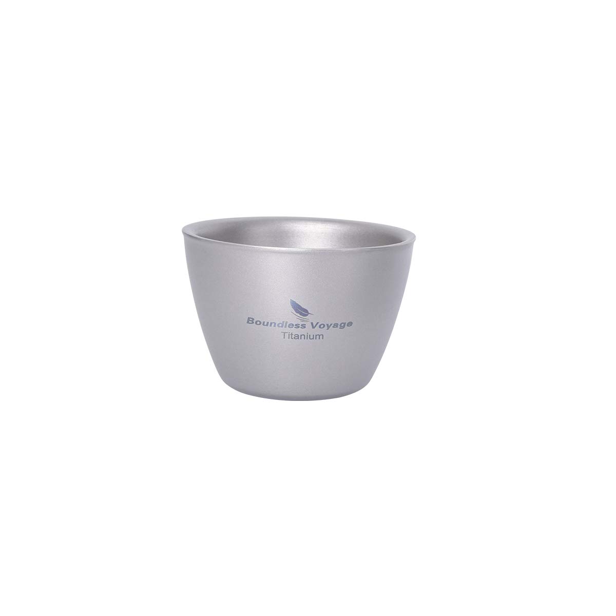 Petit Bol En Titane Pur 40ml, Double Paroi, Pour Le Thé En Camping, Léger Et Costaud