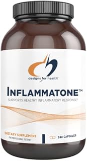 Designs for Health Inflammatone - Proteolytic Enzymes, Ginger, Boswellia, Antioxidants & Turmeric Curcumin Supplement to Help Support A Healthy Inflammatory Response - Non-GMO (240 Capsules)
