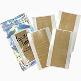 Loxxy Tape in Hair Extension Replacement Tape Double Sided Long Lasting No-residue 48 Tabs Per Pack 4 * 0.8cm for Hair Extensions