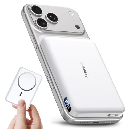 golioklsy for Magsafe Portable Charger,10000mAh Power Bank with Type-C 20W PD Fast Charging...